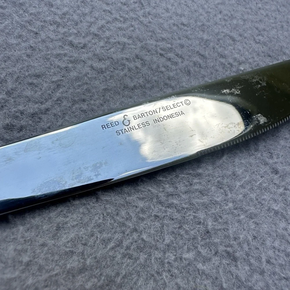7 Reed & Barton Royal Britannia Dinner Knives Select Stainless Flatware
